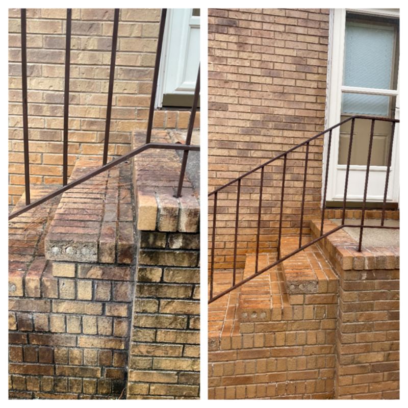 Brick soft wash in hephzibah ga