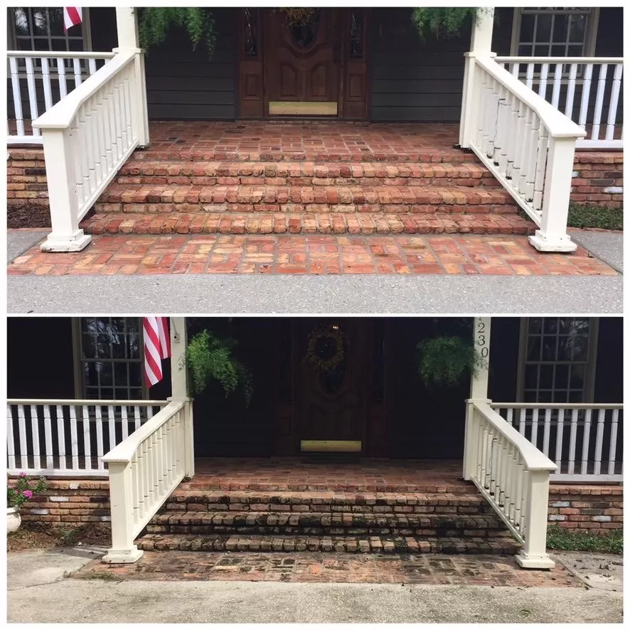 Brick Stair Cleaning in Clearwater, SC