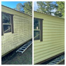 Heavy Organic Accumulation on Home Siding in Warrenville, SC 0